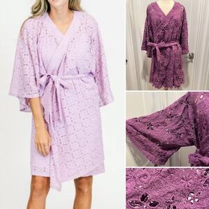 NWT XS S Med Solelia wrap caftan Like LaVie Style House woman’s dress